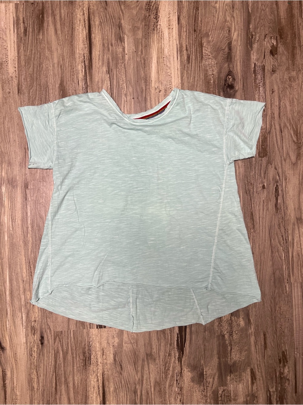 Anthropologie Pilcro "Magic" Pleated Back Swing Tee – Mint Green XS